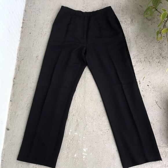 Bloomingdale’s, silk pants with beading - Picture 6 of 8